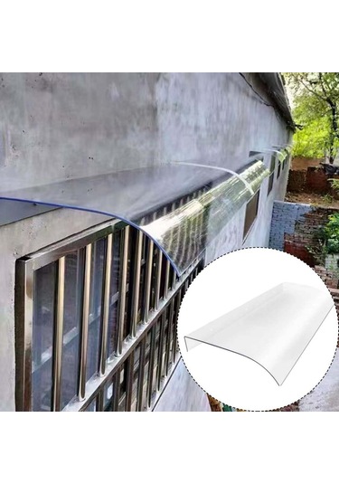 Suntek Pencere Gölgelik Yağmur Kar Koruma Sundurma Tente 40cmx40cm 40cmx40cm Çok Renkli