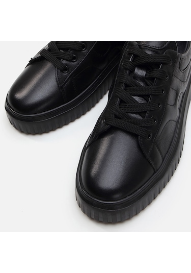 Hotiç Hakiki Deri Siyah Erkek Günlük Ayakkabı 02ayh281500a100 Siyah