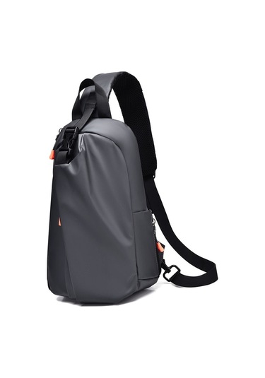 Sones Weıxıer 6013 Günlük Tek Omuzlu Çapraz Çantalar Çok İşlevli Motosiklet Spor Göğüs Çantası Gri