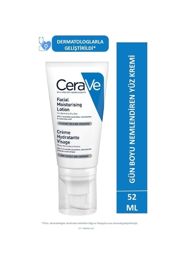 Cerave Nemlendirici Yüz Kremi 52 ML