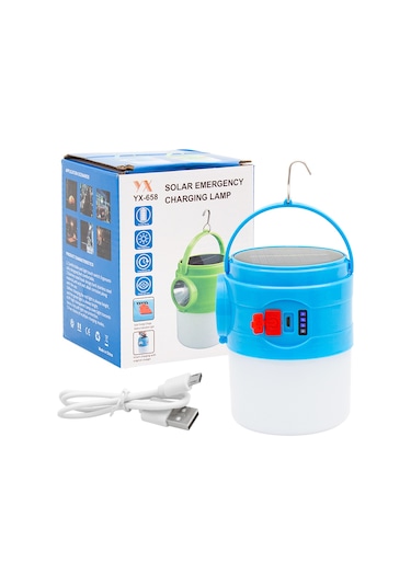 Powermaster 100w Çok Fonksiyonlu Solar Acil Durum Lambası Pm-17840 1 Adet