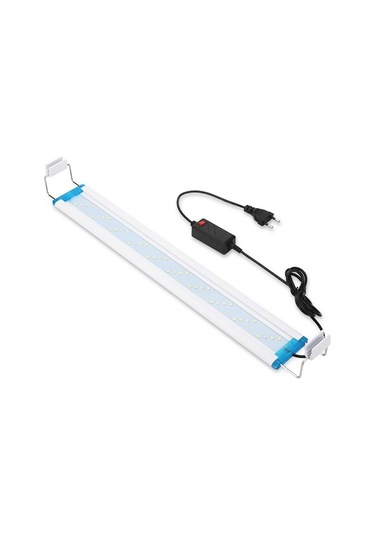 Silkroadselect Szd-b30cf 28cm-ab Stili Süper Ince Led Akvaryum Işıkları Bitki Yetiştirme Işıkları Cm Uzatılabilir Su Geçirmez Klipsli Lamba Için Balık Tankı Beyaz