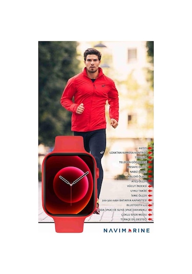 Navimarine 7 44 Mm Akıllı Saat (Navimarine Türkiye Garantili) (532566792)
