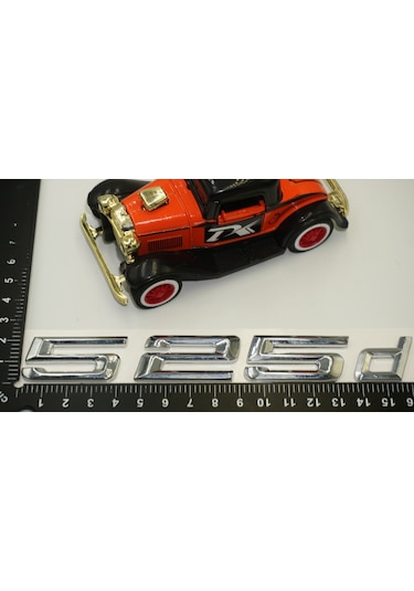 Bmw 525D Bagaj Krom Metal 3M 3D Yazı Logo
