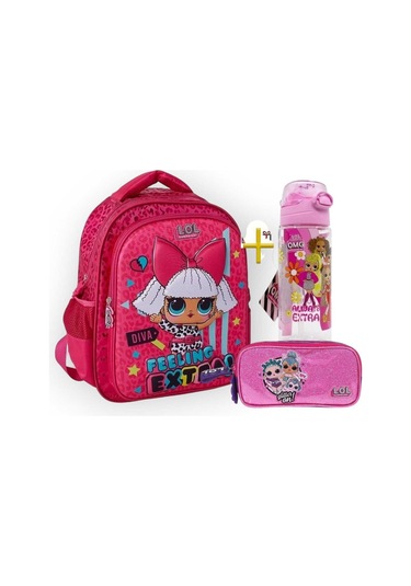 L.o.l. Okul Çantası , L.o.l. Kalem Çantası - L.o.l. Suluk & Matara Pembe