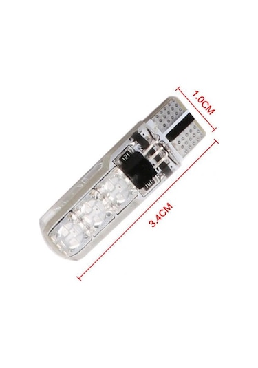Araç Çakar Lamba Rgb 16 Ledli Ampul Kumandalı Çakarlı Park Ampülü