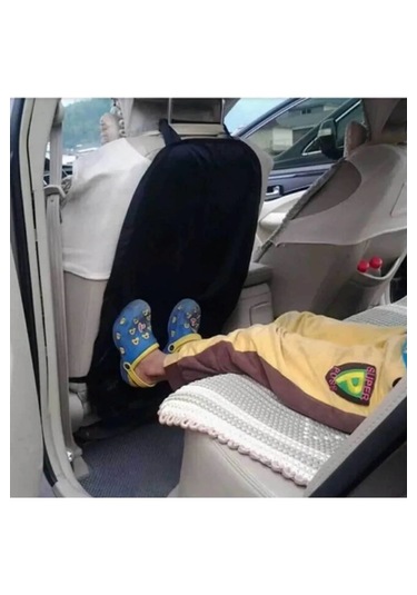 Mc.pierobaby Araba Arka Koltuk Arkası Koruyucu Kılıf Siyah 2 Adet