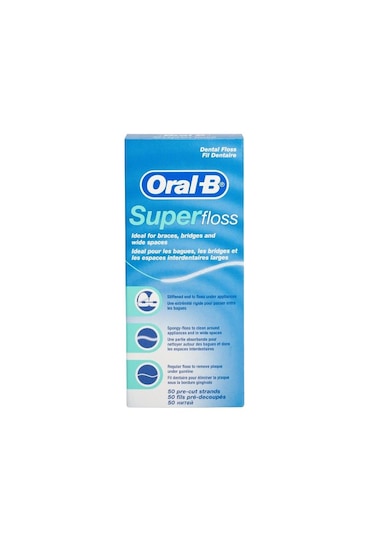 Oral-B Super Floss Diş İpi 50'li x 3 Paket