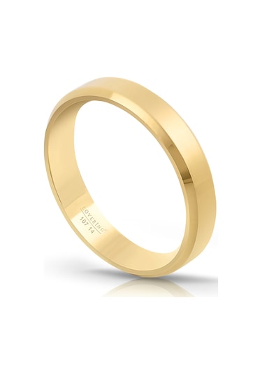 Lvr107b Kadın Çelik Yüzük Gold