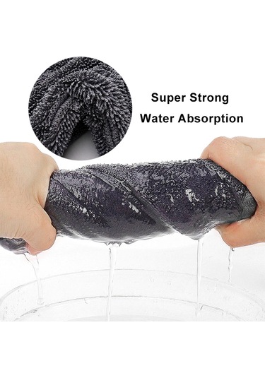 Laspak Mikro Fiber Su Çekici Oto Yıkama Kurulama Bezi 50 70 Cm