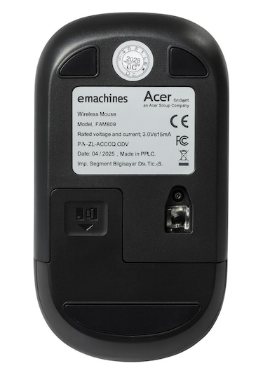 Acer Emachines Eam080 Usb Beyaz 2.4ghz Kablosuz Mouse Diğer