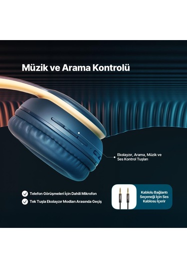 Ttec 2KM157 Soundlife On Bluetooth 5.3 Kulak Üstü Kulaklık