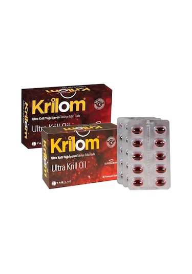 Krilom Ultra Krill Oil 30 Yumuşak Kapsül 2 Adet