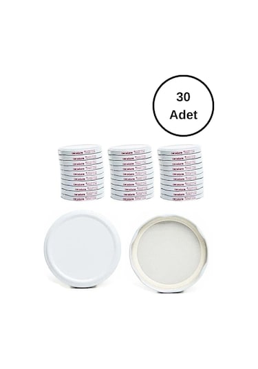 Konserve Kapağı Kavanoz Kapağı Şişe Kapağı 30 Adet