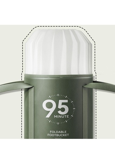 Dolıty Katlanabilir Ayak Havzası Islatma Spa Kovası Yeşil