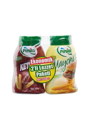 Pınar Ketçap 300 G + Pınar Mayonez 255 G