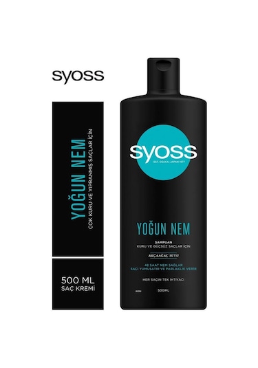 Syoss Yoğun Nem Şampuanı 3 x 500 ML
