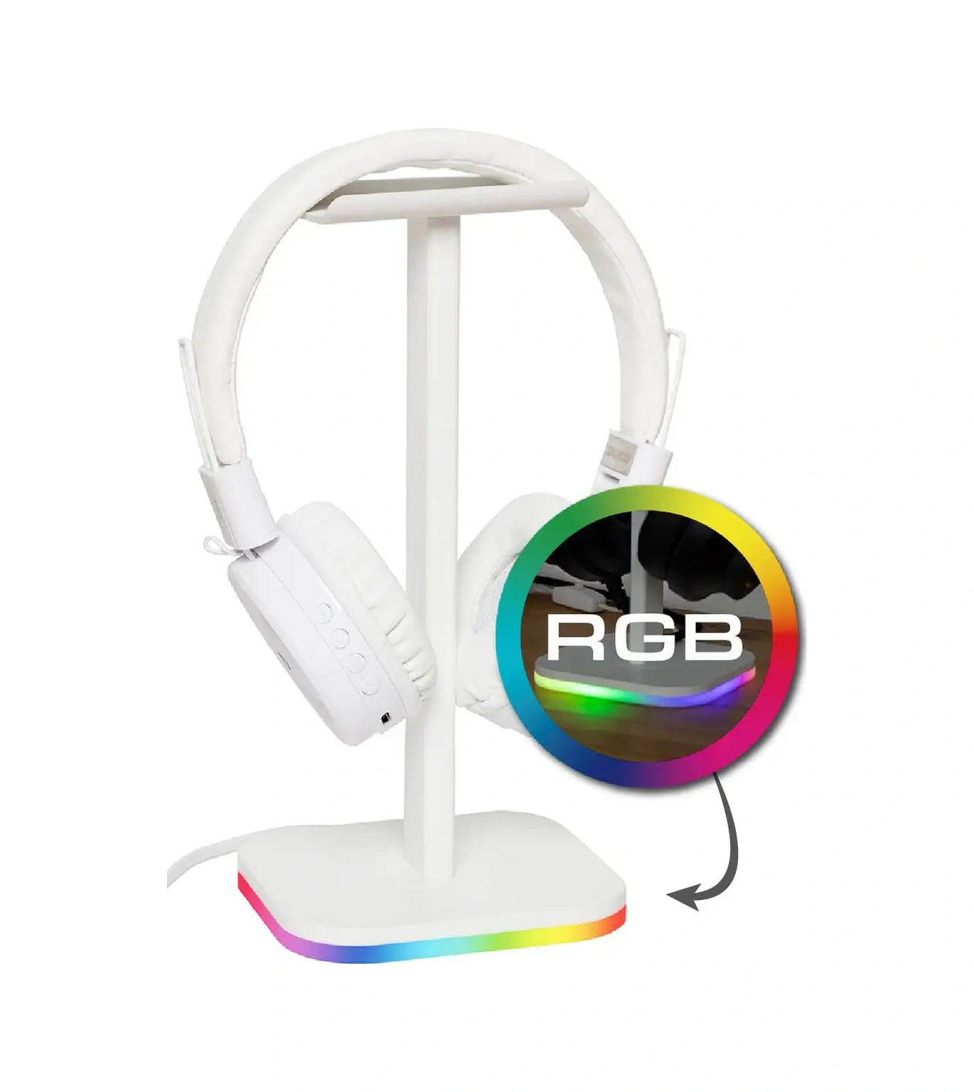 Megalavka Rgb Aydınlatmalı Oyun Kulaklığı Standı 146760648