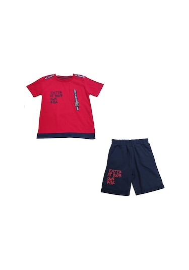 Nazar Jnr Team Baskılı Şeritli Suprem Erkek Çocuk Takım 001