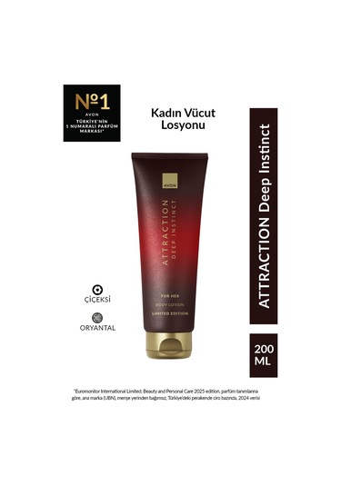 Attraction Deep Instinct Kadın Vücut Losyonu 125 Ml.