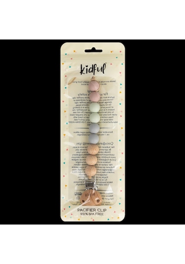 Kidful Boncuk Emzik Askısı - Pebble