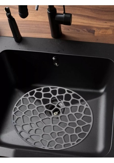 Vasilisa Krasa Mutfak Lavabo İçin Yuvarlak 30 Cm Izgara 211260222 Gri