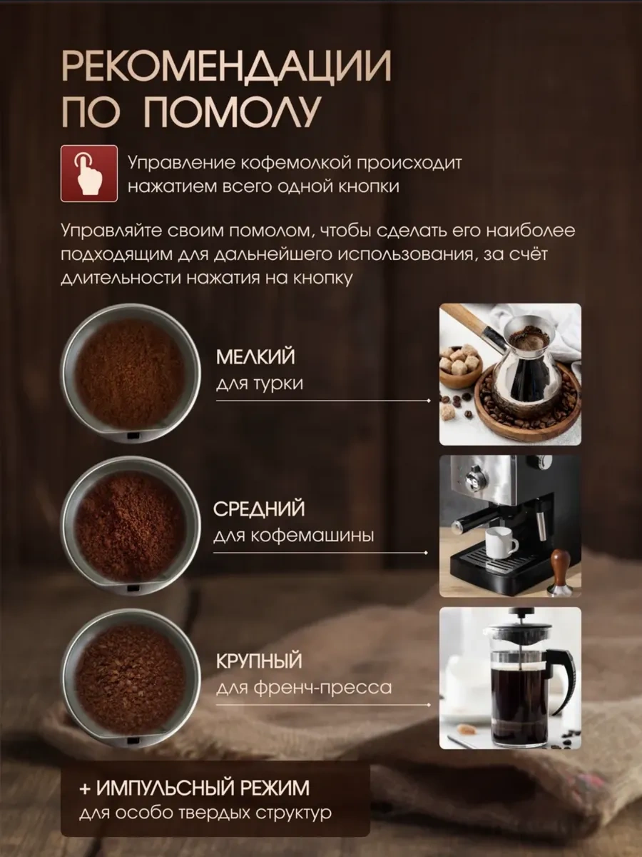 Tehno-vılka Kahve İçin Güçlü Elektrikli Kahve Değirmeni 133394646 Siyah