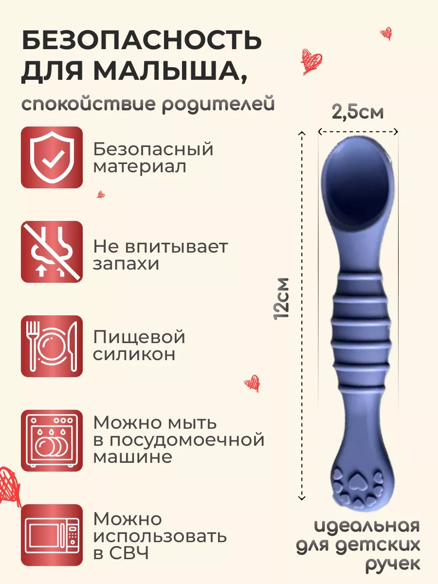 Cheremashka Silikon Beslenme Kaşığı - Çocuk İçin 226080273 Mavi