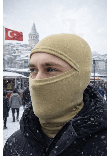 Single Sword Army Termal Balaklava Kar Maskesi Unisex 0//bej Çok Renkli