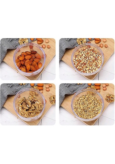 Manuel Fındık Öğütücü Kaymaz Tabanlı Fındık Doğrayıcı Öğütücü Çok Amaçlı Kuru Meyve Kırıcı Fıstık Ezici Mutfak Aleti Beyaz Siyah