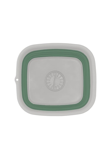 Outwell Collaps Wash Bowl W/drain Katlanır Kamp Lavabosu Yeşil-gri