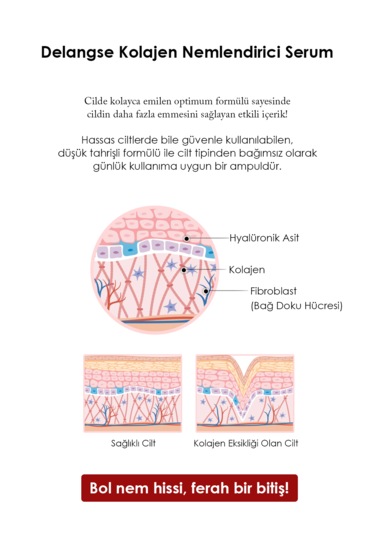 Collagen Moisture Serum Derin Nemlendirme Hassas Ciltlere Uygun Kolajen Serum 30ml