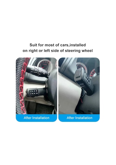 Fosenze Araba Direksiyon Kontrol Butonu 8 Tuşlu Işıklı Ekranlı Universal Android Multimedya Sistemi Uyumlu Siyah Abs+pc