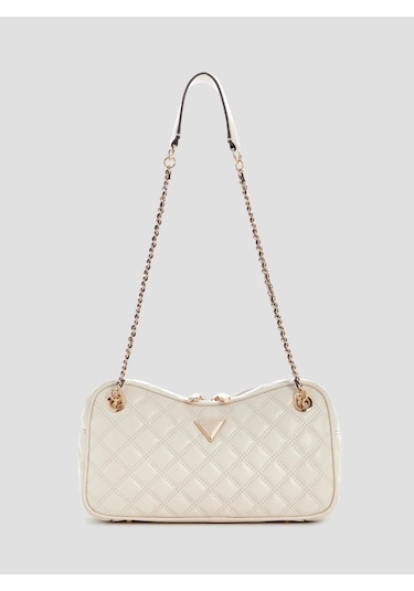 Guess Giully Ii Kadın El Çantası-qg967309 Ekru