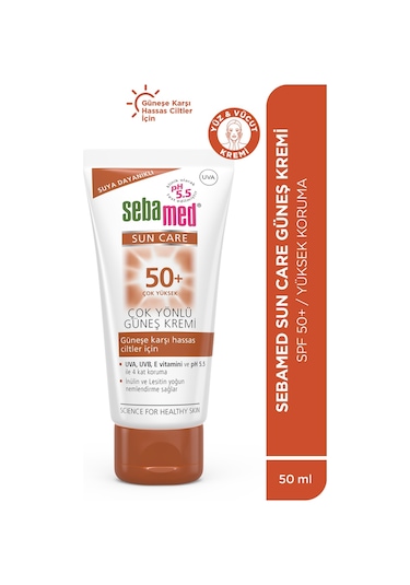 Sebamed Sun Care 2 x 50 ML + Makyaj Çantası