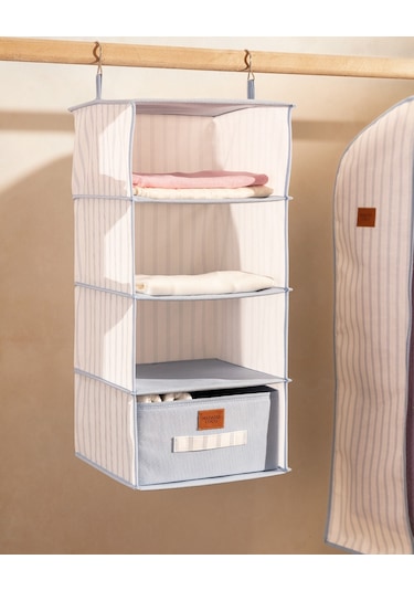 Madame Coco Nuage 4 Bölmeli Dolap İçi Düzenleyici Dznl0000000007 Beyaz