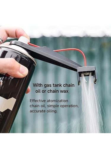 Chuangyinshop Chain Oiler Set Motosiklet Ve Bisiklet Zincir Bakım Kiti Sıçrama Önleyici Yağlama Aparatı