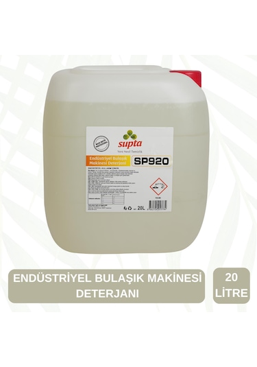 Supta Endüstriyel Bulaşık Makine Deterjanı 20 L