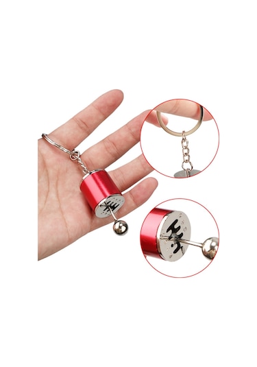 Hareketli Araba Vites Anahtarlık Altı Hız Manuel Vites Dişli Shif Çok Renkli