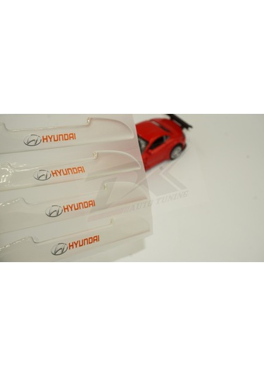 Hyundai Logo Kapı Kenarı Koruma Şeffaf Kauçuk 3M Band New Style