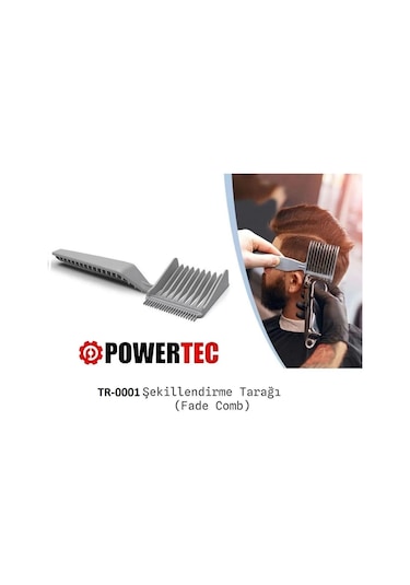 Powertec TR-0001 Saç Şekillendirme Tarağı