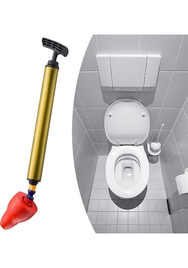 Suntek Ev Lavabo Kırmızı Için Tuvalet Pistonu Lavabo Tıkalı