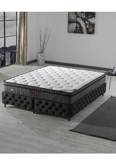 Luper Tek Kişilik Roma Couple Wick Full Ortopedik Deluxe Yaylı Yatak