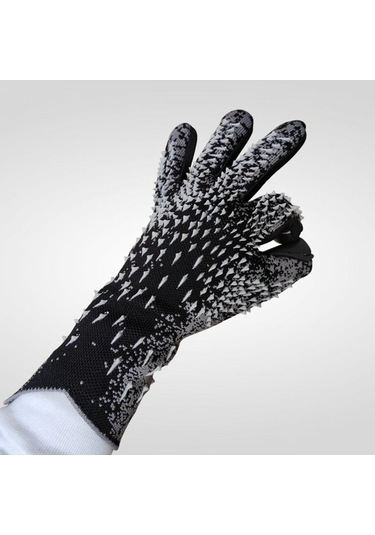 Artfulabode Yüksek Yetişkin Tutuş Su Skycıty Profesyonel Performans Kaymaz Kaleci İçin Geçirmez Futbol Eldivenleri Çocuk & & - Uj Siyah