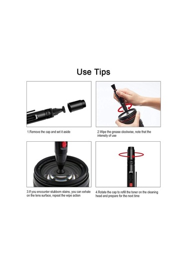 Kamera Temizleme Kiti Hava Üfleyici Temizleme Çubukları Temizleme Kalemi Telefon Dizüstü Temizlik Bezi