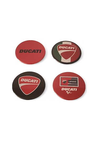 Motosiklet Magnet Set 1 Ducati 4'lü Magnet Karışık Renkli
