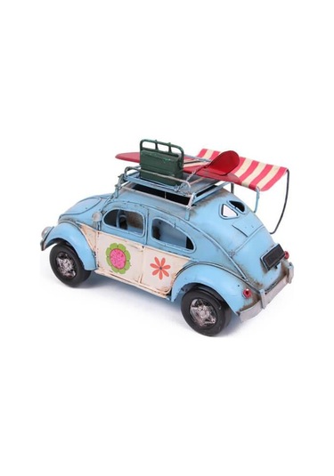 Dekoratif Metal Araba Tenteli - Çerçeveli Ve Kalemlik