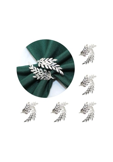 Yifomall Altın Renkli 6 Parça Peçete Halkası Seti: Şık Ve Dayanıklı Sofra Aksesuarı Altın