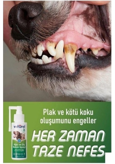 Veturel Kedi Ve Köpekler İçin Ağız Ve Diş Bakım Spreyi 100 Ml