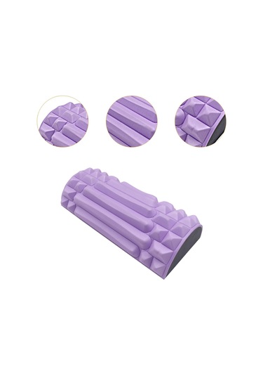 Suntek Sırt Boyun Masaj Aleti Kompakt Çok Yönlü Seyahat Mor Mor